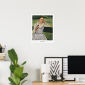 Mary Cassatt Zedign Affiche d'art #347 (Bureau à domicile)