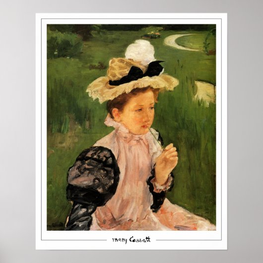 Mary Cassatt Zedign affiche d'art #92 (Devant)