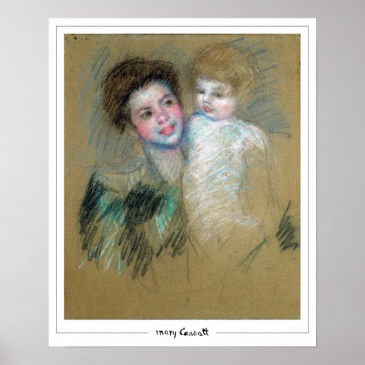 Mary Cassatt Zedign Art Poster #204 (Voorkant)