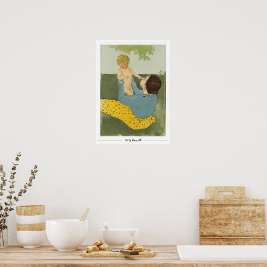 Mary Cassatt Zedign Poster d'art #14 (Cuisine)