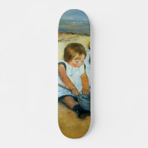Mary Cassatt's kinderen op de strand (1884) Skateboard