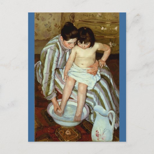 Mary Cassatt's The Child's Bath (ongeveer 1892) Briefkaart (Voorkant)