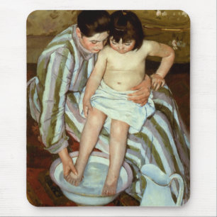 Mary Cassatt's The Child's Bath (ongeveer 1892) Muismat
