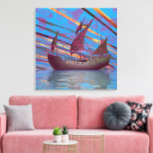 Mary Celeste Canvasprint Canvas Afdruk (Insitu (Woonkamer))