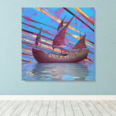 Mary Celeste Canvasprint Canvas Afdruk (Insitu (Houten vloer))