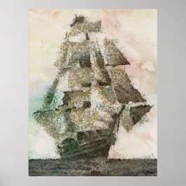 Mary Celeste -  kunst Poster