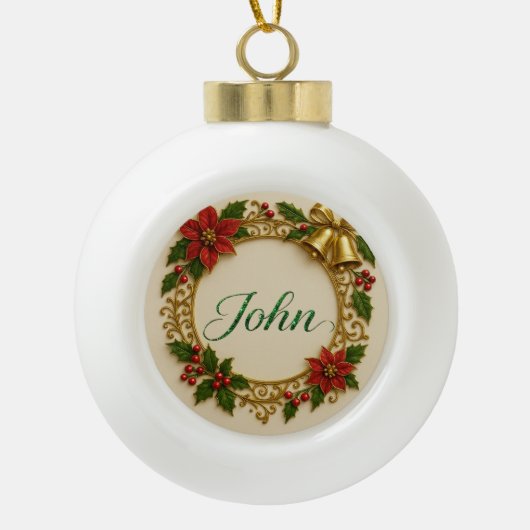 Mary Christmas Ornament – Personalized Keepsake (Voorkant)