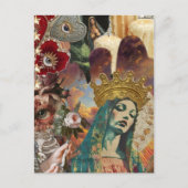 Mary Collage Briefkaart (Voorkant)