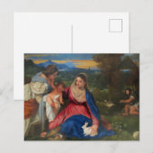 Mary en Baby Jesus door Titisch Briefkaart (Voorkant / Achterkant)