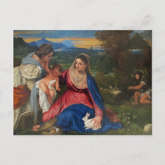 Mary en Baby Jesus door Titisch Briefkaart (Voorkant)
