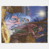 MARY en J0SEPH Fleece Deken (Voorkant (Horizontaal))