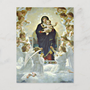 Mary en Jezus briefkaart, zonder blozen Briefkaart