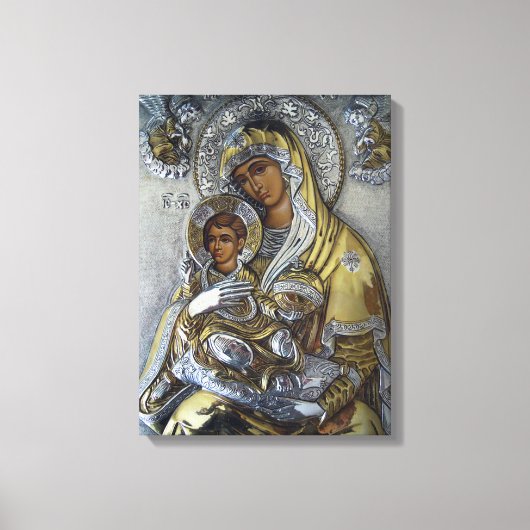 Mary en Jezus Canvas Afdruk (Voorkant)