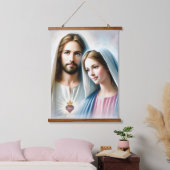 Mary en Jezus Hangend Wandkleed (Slaapkamer)