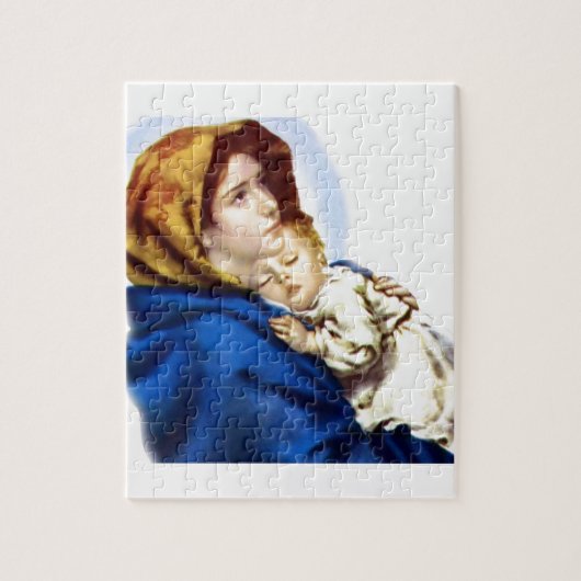 Mary en Jezus Legpuzzel (Verticaal)