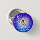 Mary en Jezus Ronde Button 3,2 Cm (Voorkant /achterkant)