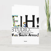 Mary en Joseph Feestdagen Kaart (Achterkant)