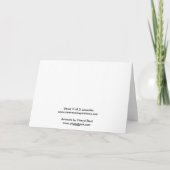 Mary en Kind Feestdagen Kaart (Achterkant)