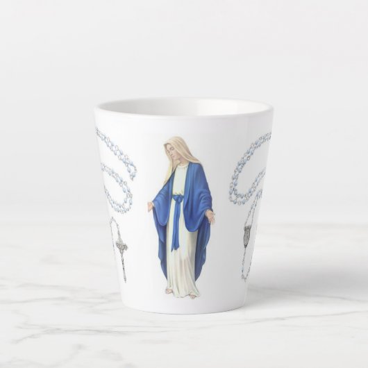 Mary en Rosary mok (Voorkant)