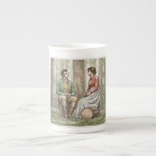 Mary en Tom uit "The Other Bennet Sister" Porselein Kop