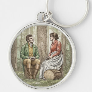 Mary en Tom uit "The Other Bennet Sister" Sleutelhanger
