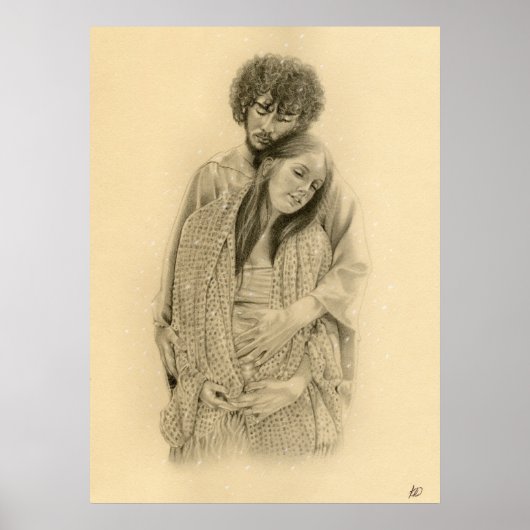 Mary et Joseph Poster / Imprimer (Devant)