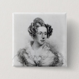 Mary Fairfax Greig Somerville Vierkante Button 5,1 Cm