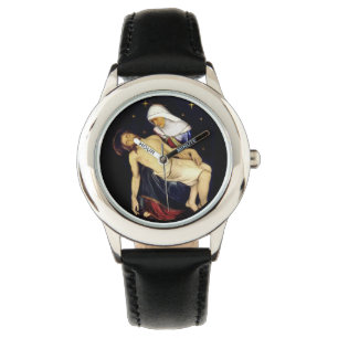 Mary Holding Jesus Horloge