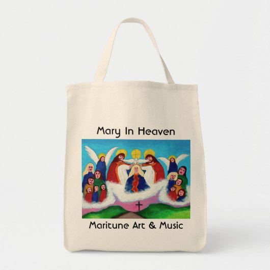 Mary in de hemel tote bag (Voorkant)