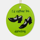 Mary Janes Dance schetst ID eerder dansend Keramisch Ornament (Links)