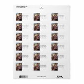 Mary Jesus en Angel  Adres Label (Full Sheet)