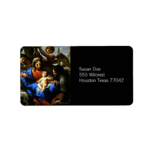 Mary, Jésus, et étiquette de Joseph