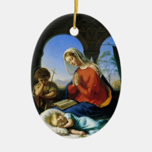 Mary, Jezus en John de Baptist Ornament (Voorkant)