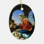 Mary, Jezus en John de Baptist Ornament (Achterkant)