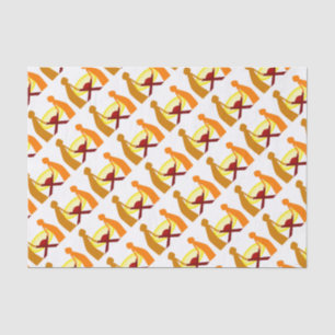 Mary Joseph en Baby Jesus Tissuepapier