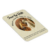 Mary Joseph Katholiek SAVE THE DATE Bruiloft Magneet (Rechterzijde)