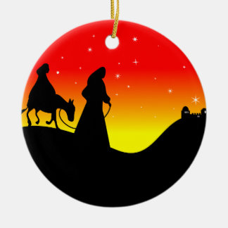 Mary & Joseph Keramisch Ornament