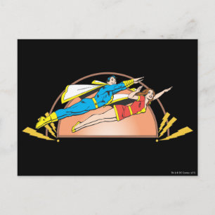 Mary & Junior Fly Briefkaart