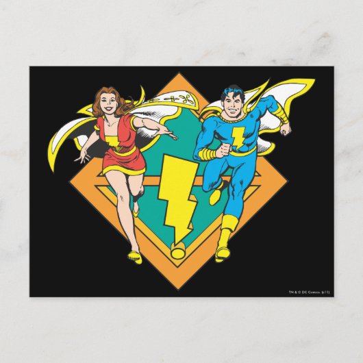 Mary & Junior Run Briefkaart (Voorkant)