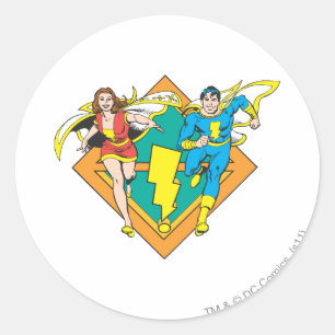 Mary & Junior Run Ronde Sticker