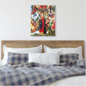 Mary, koningin van de hemel, c. 1485-1500 canvas afdruk (Insitu (Slaapkamer))