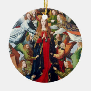 Mary, koningin van de hemel, c. 1485-1500 keramisch ornament
