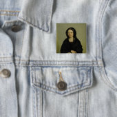 Mary Kramer , 1845 Vierkante Button 5,1 Cm (In situ)