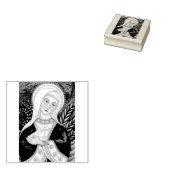 MARY & LAMB MADONNA RUBBER STEMPEL *Custom (Gestempeld)
