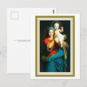 Mary Lifting Jesus Devotional Briefkaart (Voorkant / Achterkant)