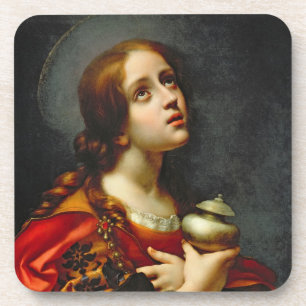 Mary Magdalene, 1660-70 (olie op doek) Bier Onderzetter