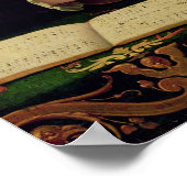 Mary Magdalene die de Lute speelt Poster (Hoek)