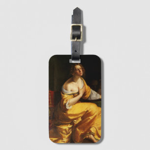 Mary Magdalene (door Artemisia Gentileschi) Bagagelabel