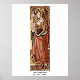 Mary Magdalene. Door Carlo Crivelli Poster