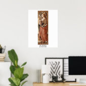 Mary Magdalene. Door Carlo Crivelli Poster (Thuiskantoor)